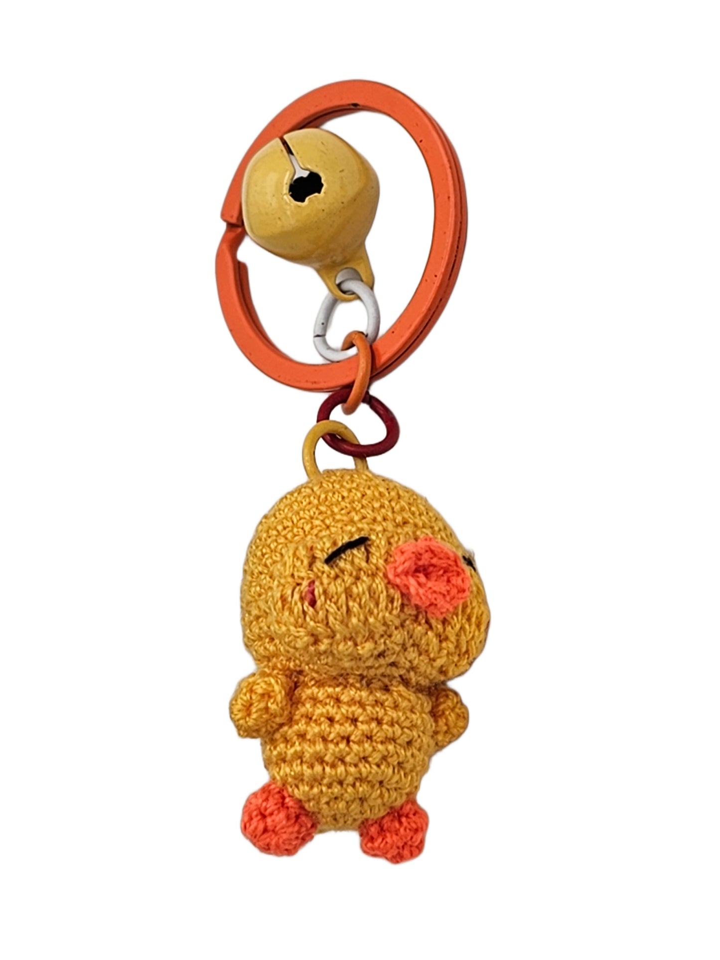 Yellow crochet duck, duck amigurumi