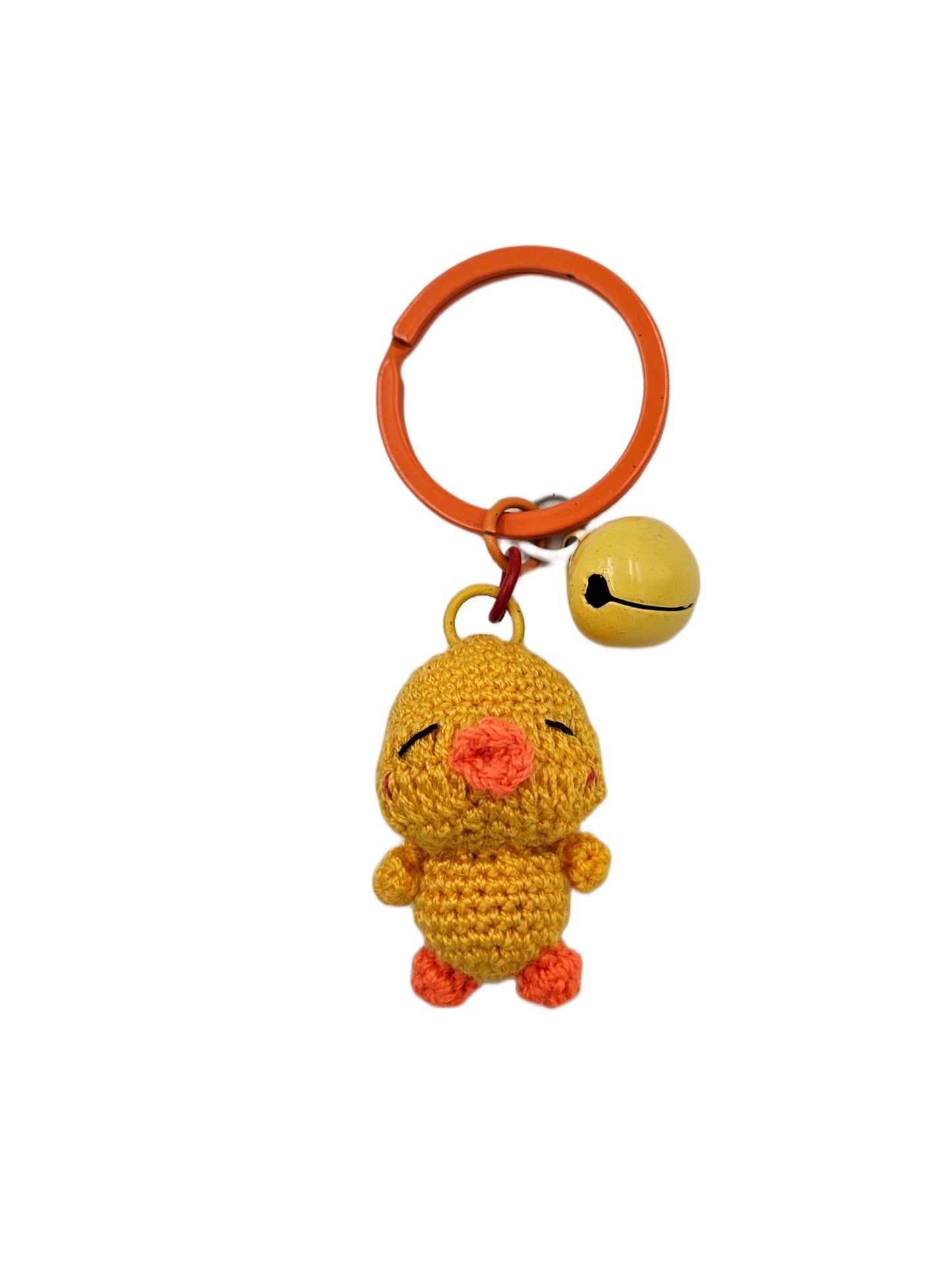 Yellow crochet duck, duck amigurumi