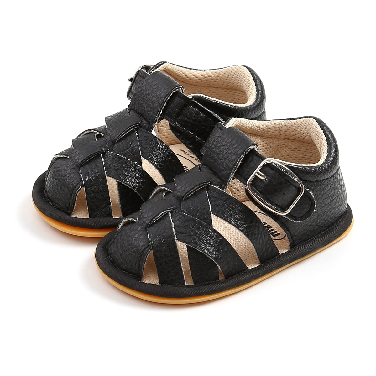 2025 Baby Boys Fashion Summer Soft Crib Shoes Kids Newborn Girls First Walker Anti Slip Sandals Shoes