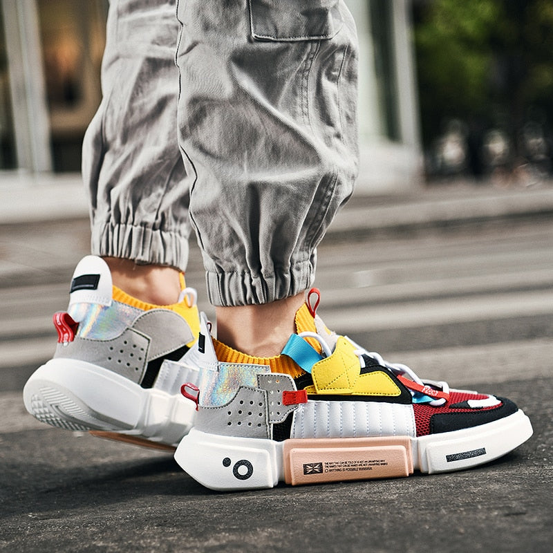 New Men Running Shoes Outdoor Breathable Athletic Sport Shoes High Quality Comfortable Soft Jogging Sneakers Zapatillas
