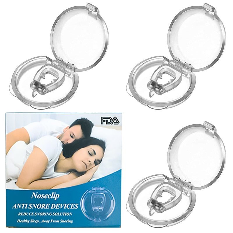 Anti-Snoring Corrector Snore Prevention Gadget Anti-Snore Device Snore Elimination Nose Clip Sleep Night