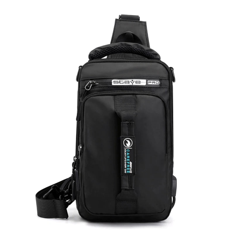 Sling Backpack Cross Body Shoulder Chest Bag Anti-theft Travel Motorcycle Rider Waterproof Oxford Messenger Bags