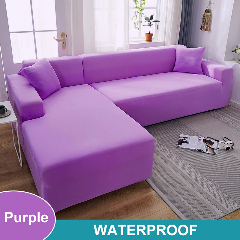 Waterproof Sofa Cover 1/2/3/4 Seater Sofa Cover for Living Room Elastic L Shaped Corner Sofa Cover Couch Cover for Sofa