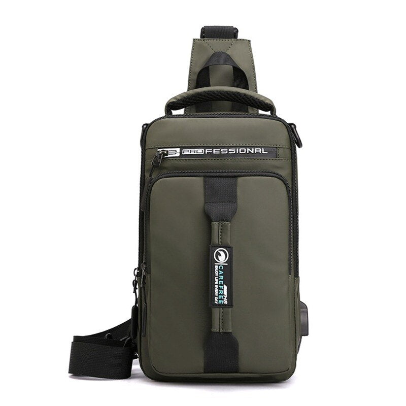 Sling Backpack Cross Body Shoulder Chest Bag Anti-theft Travel Motorcycle Rider Waterproof Oxford Messenger Bags