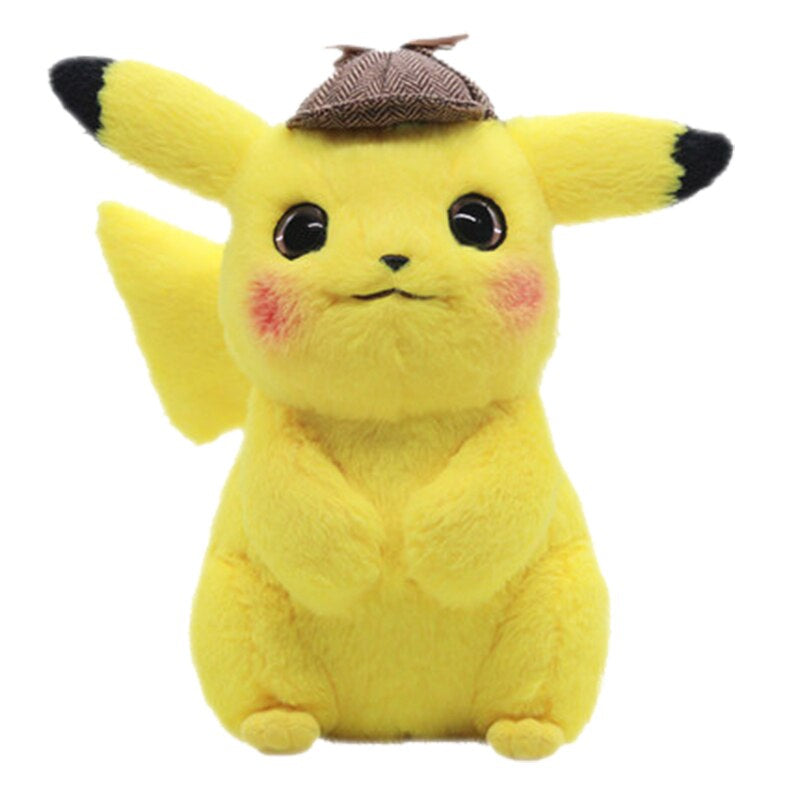28cm Original Pokemon Detective Pikachu Plush Toy High Quality Cute Anime Toys Children Gift Toy Kids Cartoon Peluche Pikachu