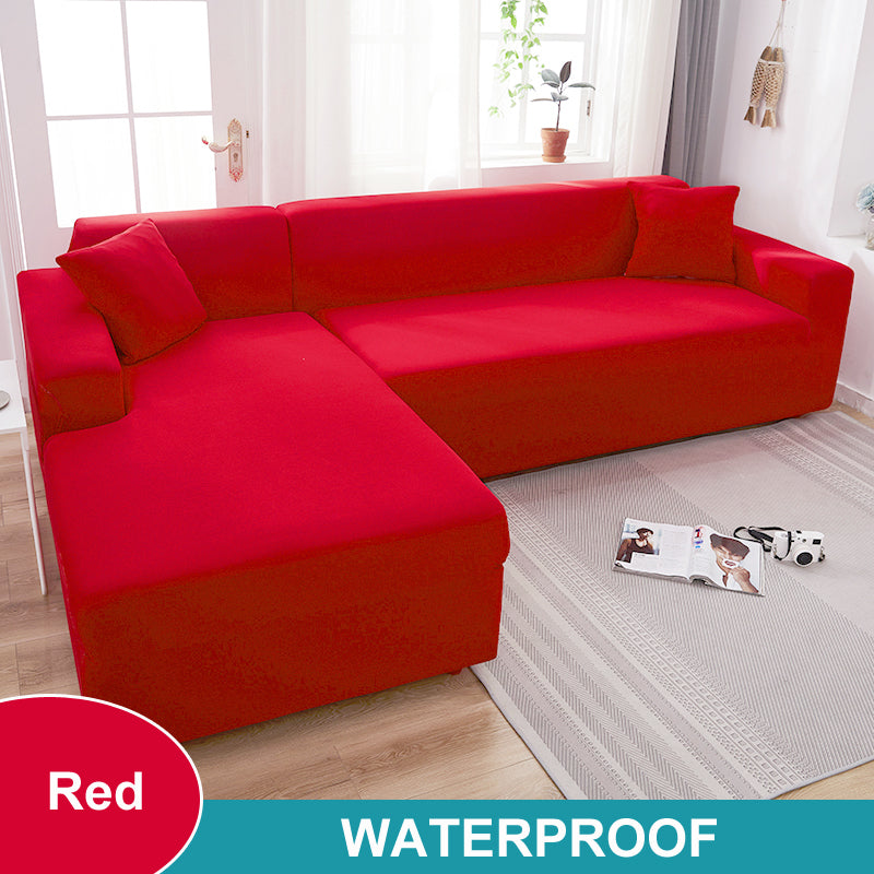 Waterproof Sofa Cover 1/2/3/4 Seater Sofa Cover for Living Room Elastic L Shaped Corner Sofa Cover Couch Cover for Sofa