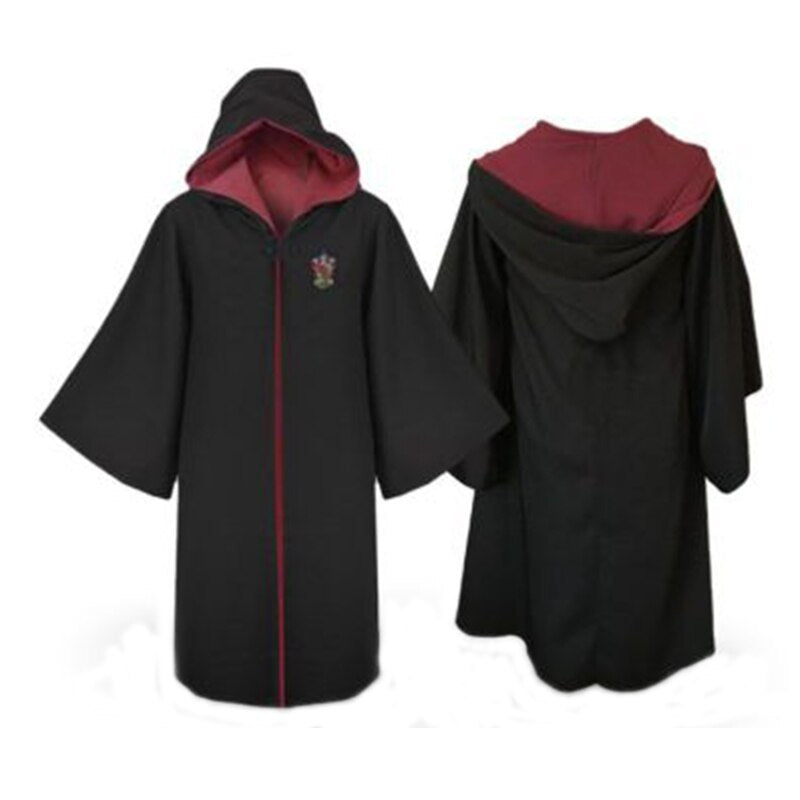 Harry Potter Cosplay Clothes Potter Cosplay Costume Robe Cloak With Tie Scarf Wand Glasses Sweater Shirt Skirt Cosplay Accessories