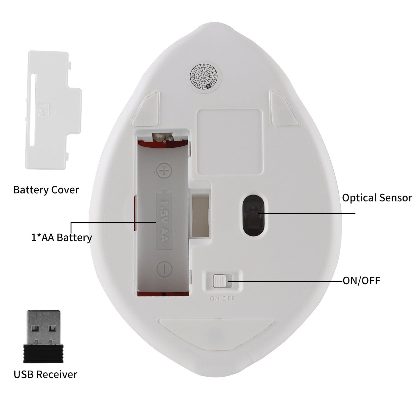 Cute Wireless Mouse Ergonomic Cartoon Hamster Mause USB Optical Gaming 3D Silent Mini Mice For PC Laptop Tablet Computer Office