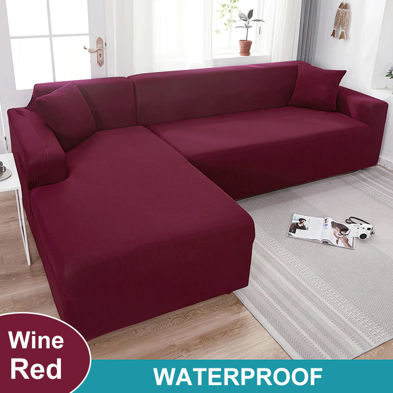 Waterproof Sofa Cover 1/2/3/4 Seater Sofa Cover for Living Room Elastic L Shaped Corner Sofa Cover Couch Cover for Sofa