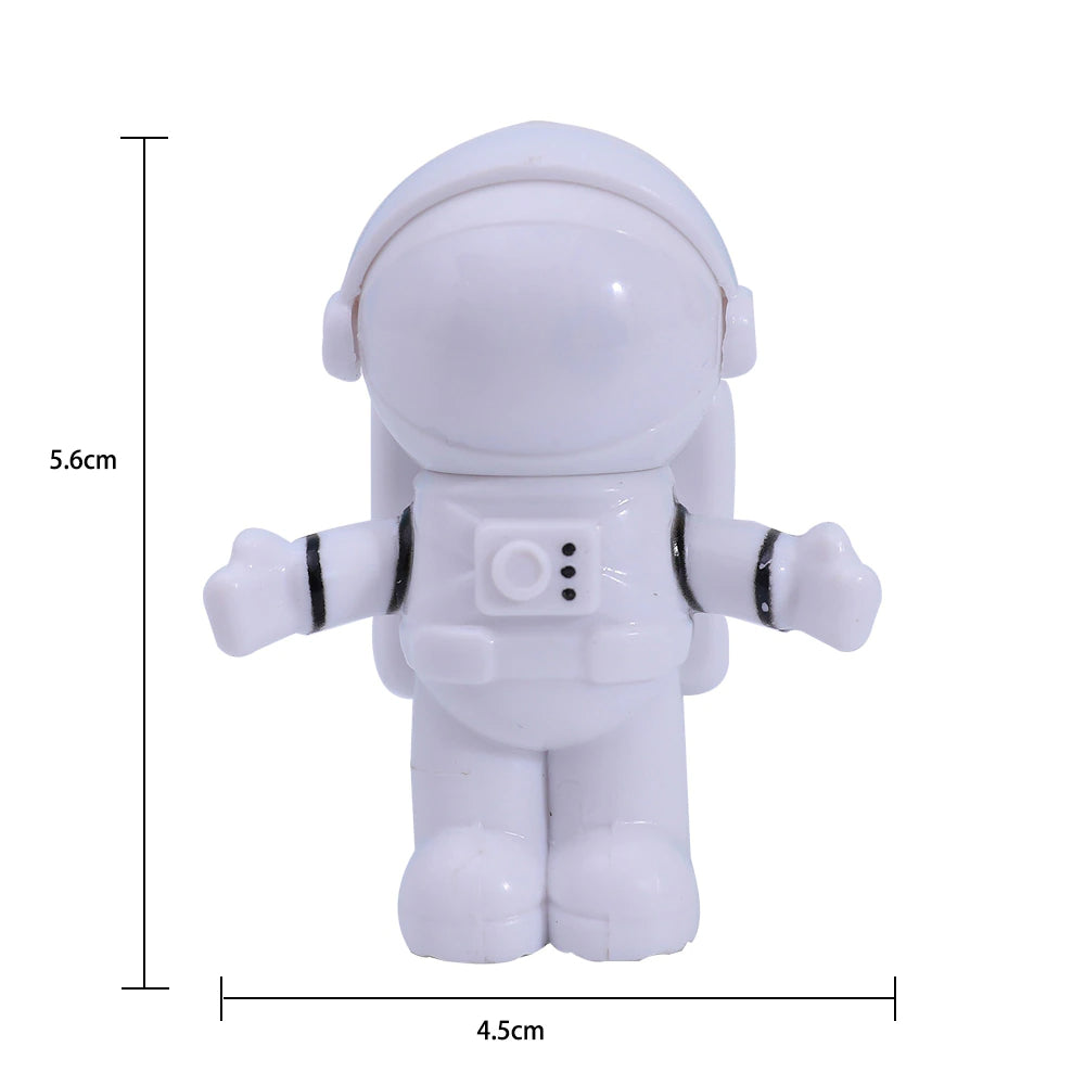 USB Night Light LED Astronaut Lamp Desk Lamp Flexible LED Nightlight 5V Reading Table Light Space Man Decoration Lamp For Laptop