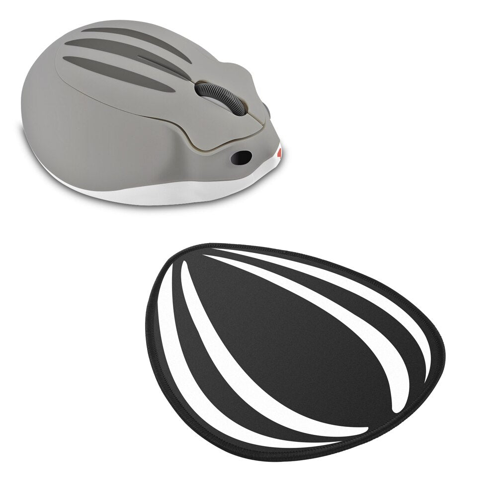 Cute Wireless Mouse Ergonomic Cartoon Hamster Mause USB Optical Gaming 3D Silent Mini Mice For PC Laptop Tablet Computer Office