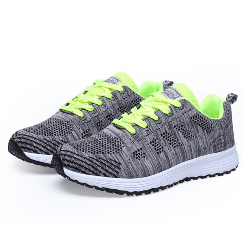 Women Sneakers Casual Shoes Flats Air Mesh Breathable Trainers Ladies Shoes Female Sneakers Women Shoes Basket Tenis Feminino