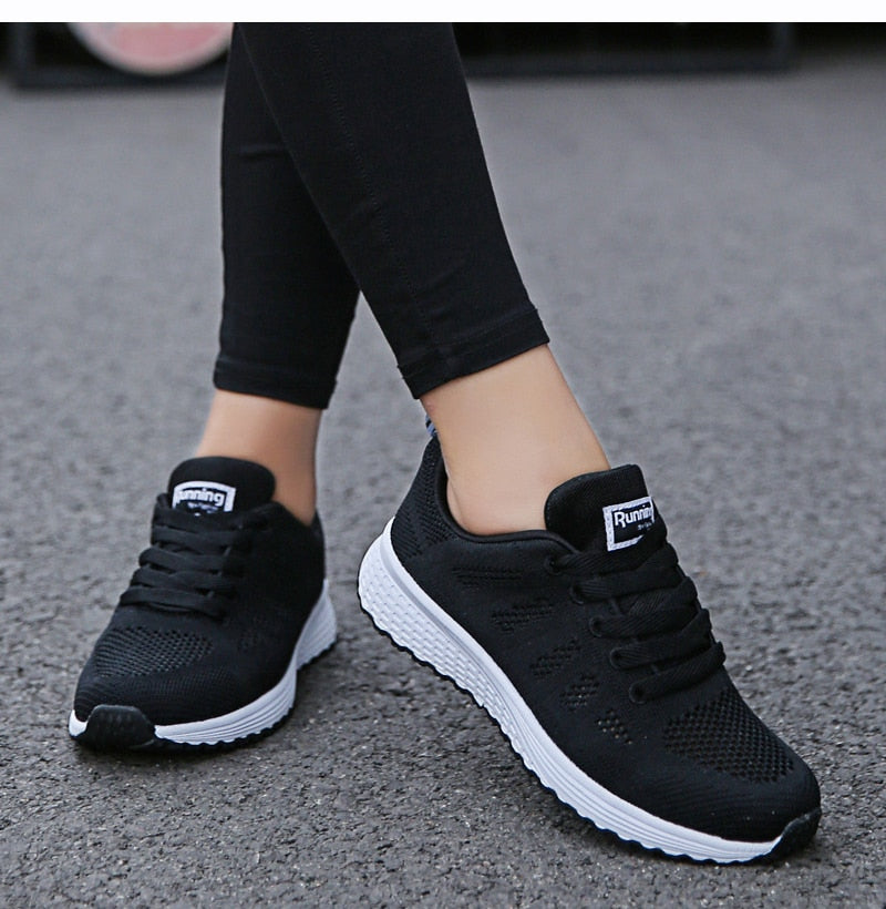 Women Sneakers Casual Shoes Flats Air Mesh Breathable Trainers Ladies Shoes Female Sneakers Women Shoes Basket Tenis Feminino