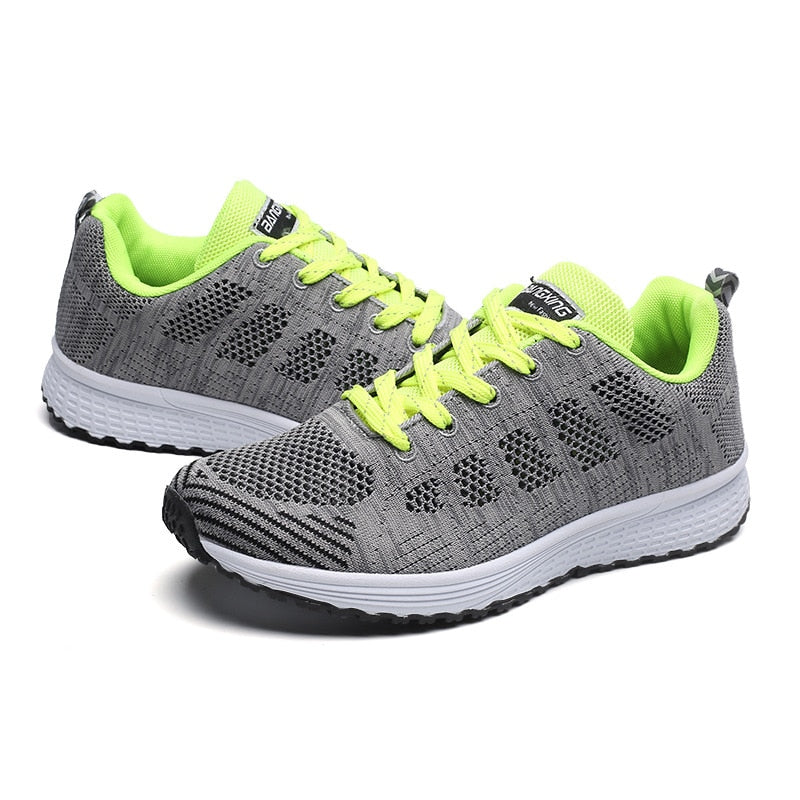 Women Sneakers Casual Shoes Flats Air Mesh Breathable Trainers Ladies Shoes Female Sneakers Women Shoes Basket Tenis Feminino