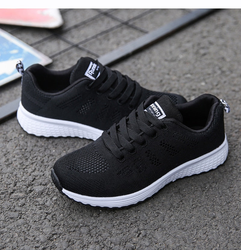 Women Sneakers Casual Shoes Flats Air Mesh Breathable Trainers Ladies Shoes Female Sneakers Women Shoes Basket Tenis Feminino
