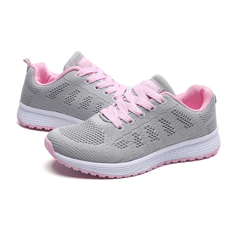 Women Sneakers Casual Shoes Flats Air Mesh Breathable Trainers Ladies Shoes Female Sneakers Women Shoes Basket Tenis Feminino