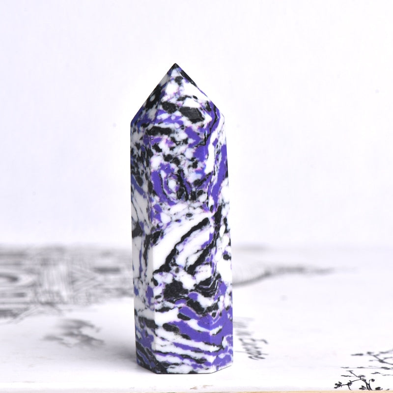 Hot Sale 1PC Natural Crystal Column Quartz Rock Mineral Specimen Crystal Point Quartz Rainbow Wand Home Decor Reiki Healing Energy Stone