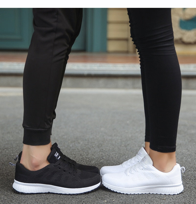 Women Sneakers Casual Shoes Flats Air Mesh Breathable Trainers Ladies Shoes Female Sneakers Women Shoes Basket Tenis Feminino