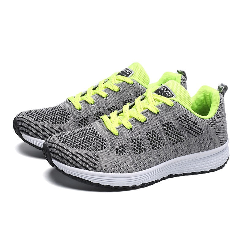 Women Sneakers Casual Shoes Flats Air Mesh Breathable Trainers Ladies Shoes Female Sneakers Women Shoes Basket Tenis Feminino