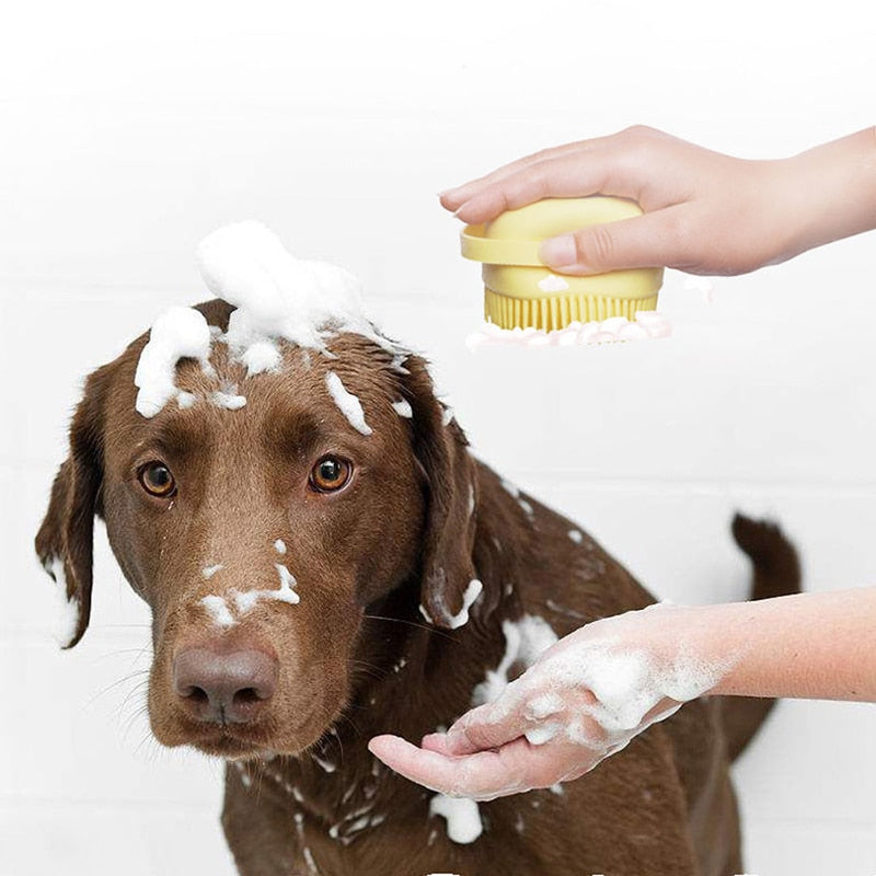 Pet supplies Bathroom Puppy Big Dog Cat Bath Massage Gloves Brush Soft Safety Silicone Pet Accessories for Dogs Cats Tools
