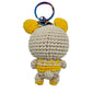 Yellow crochet rabbit, rabbit amigurumi