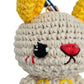 Yellow crochet rabbit, rabbit amigurumi