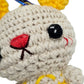 Yellow crochet rabbit, rabbit amigurumi
