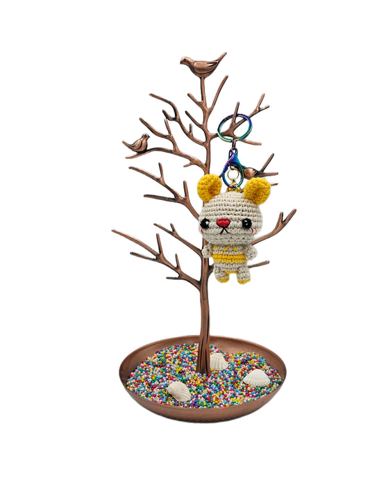Yellow crochet rabbit, rabbit amigurumi