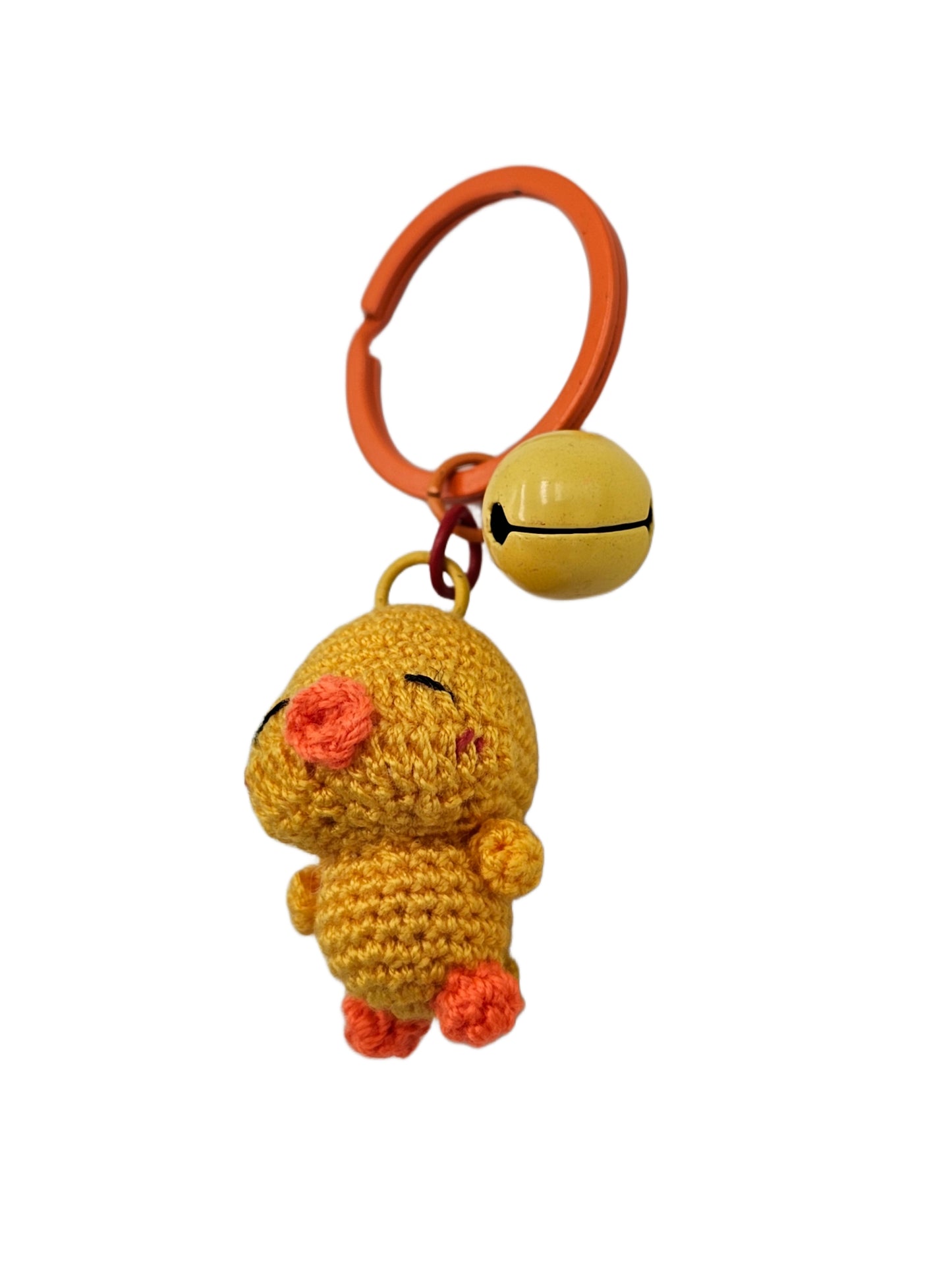 Yellow crochet duck, duck amigurumi