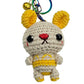 Yellow crochet rabbit, rabbit amigurumi