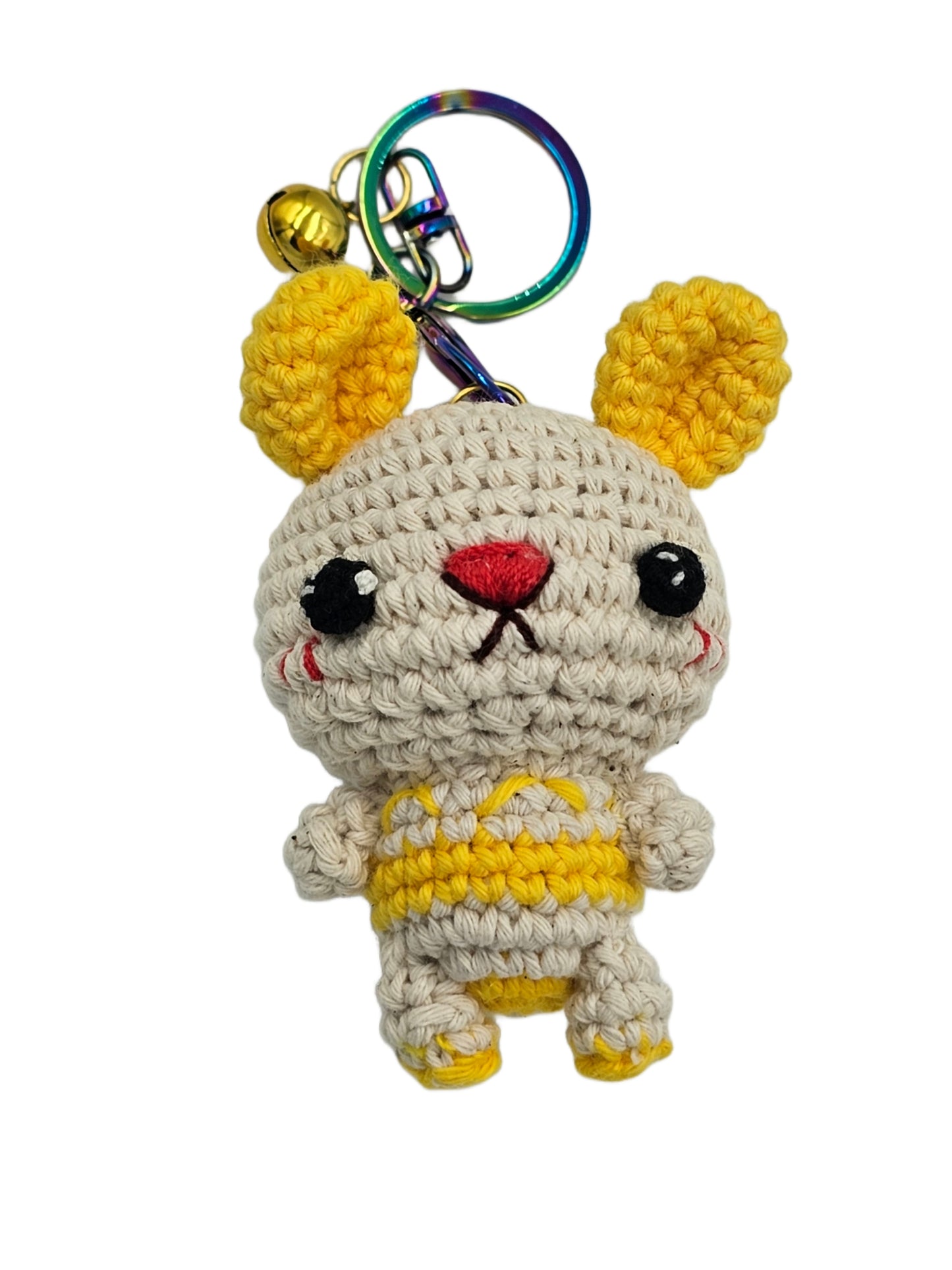 Yellow crochet rabbit, rabbit amigurumi