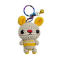 Yellow crochet rabbit, rabbit amigurumi