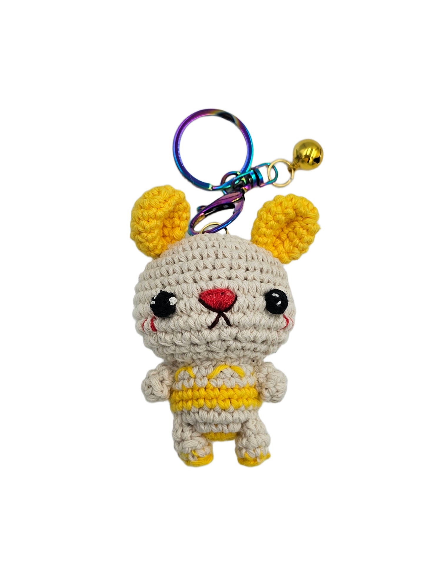Yellow crochet rabbit, rabbit amigurumi