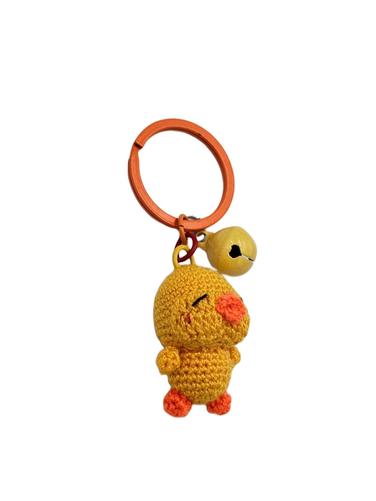 Yellow crochet duck, duck amigurumi