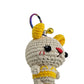 Yellow crochet rabbit, rabbit amigurumi