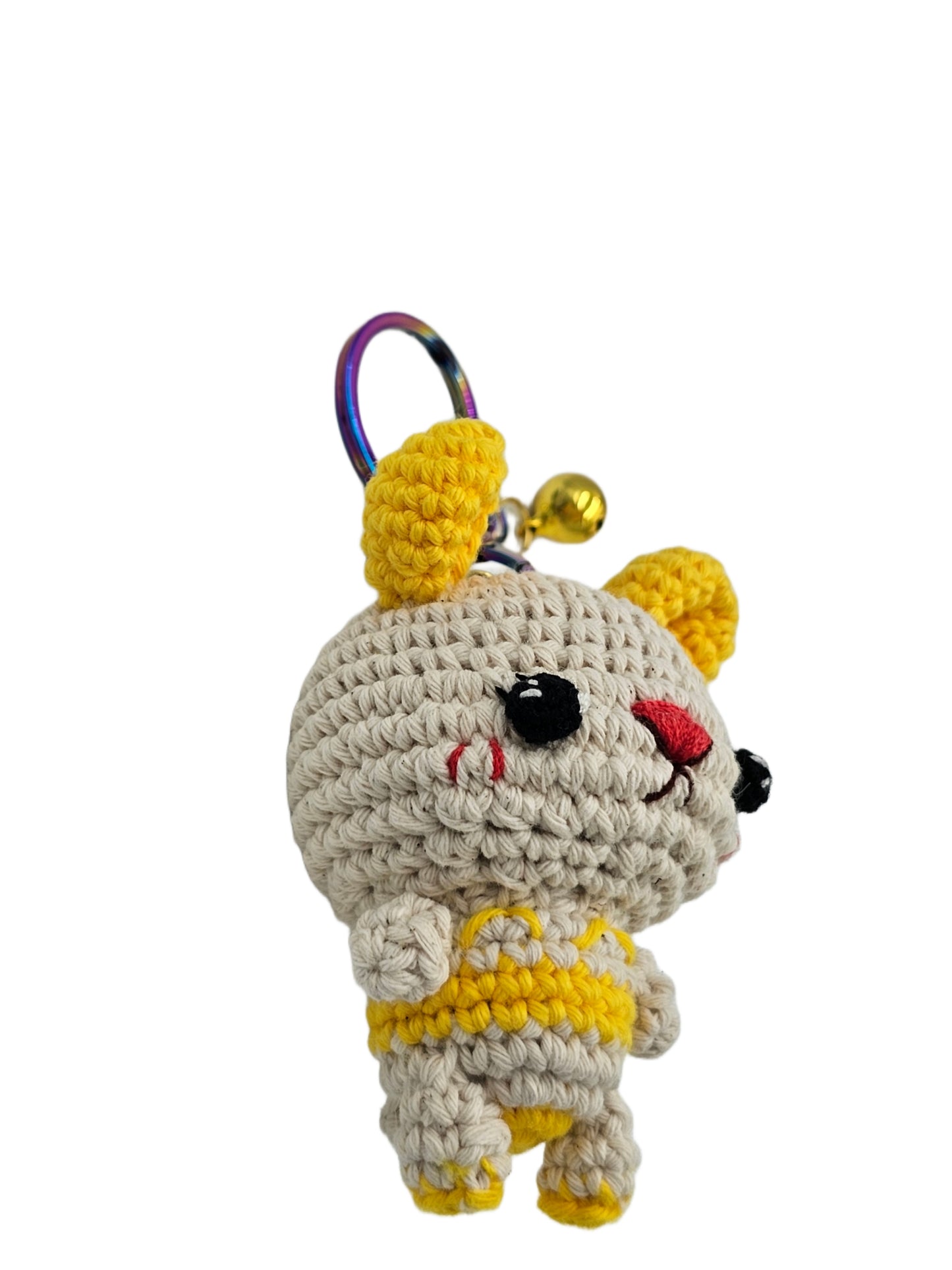 Yellow crochet rabbit, rabbit amigurumi