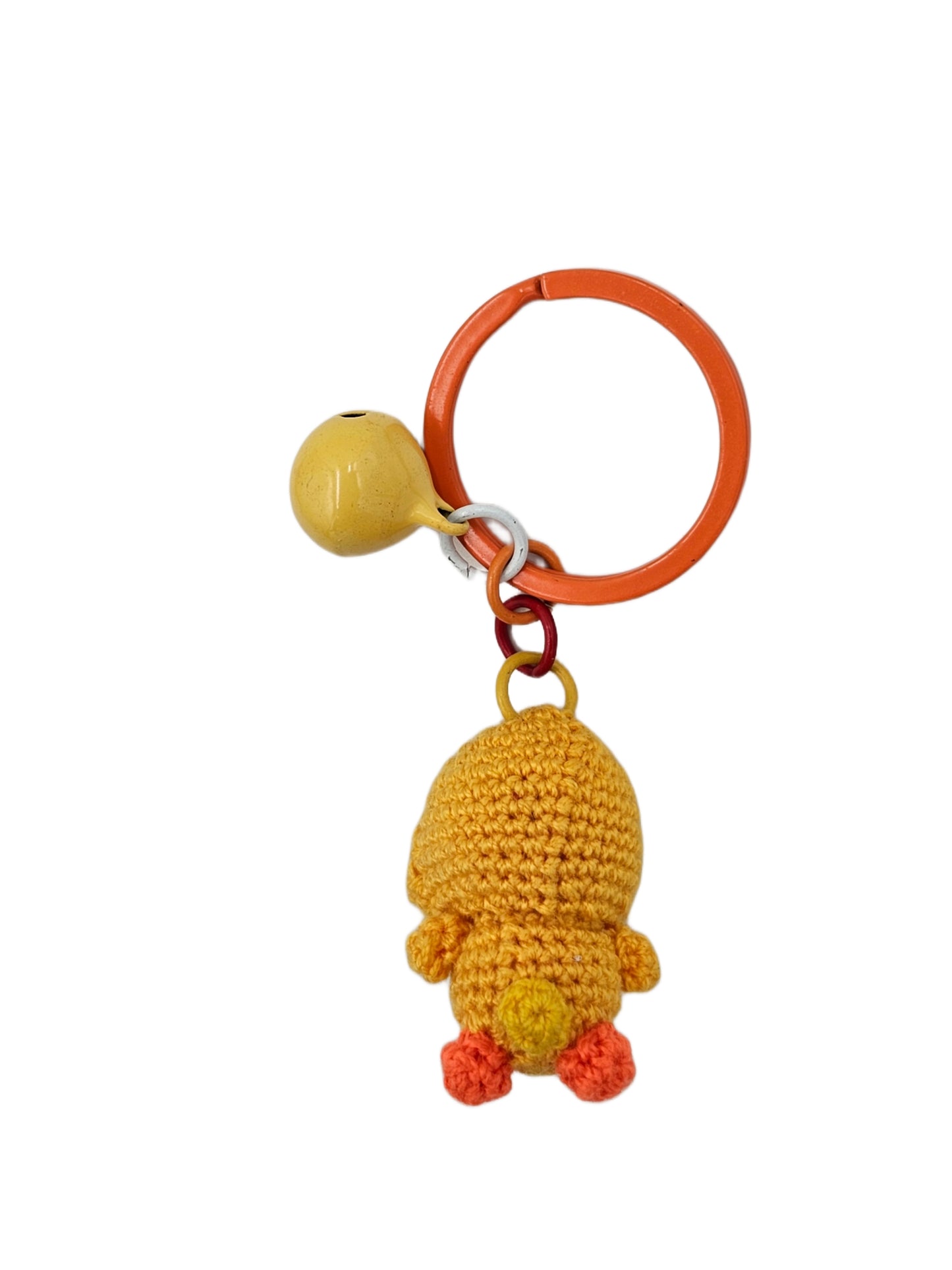 Yellow crochet duck, duck amigurumi