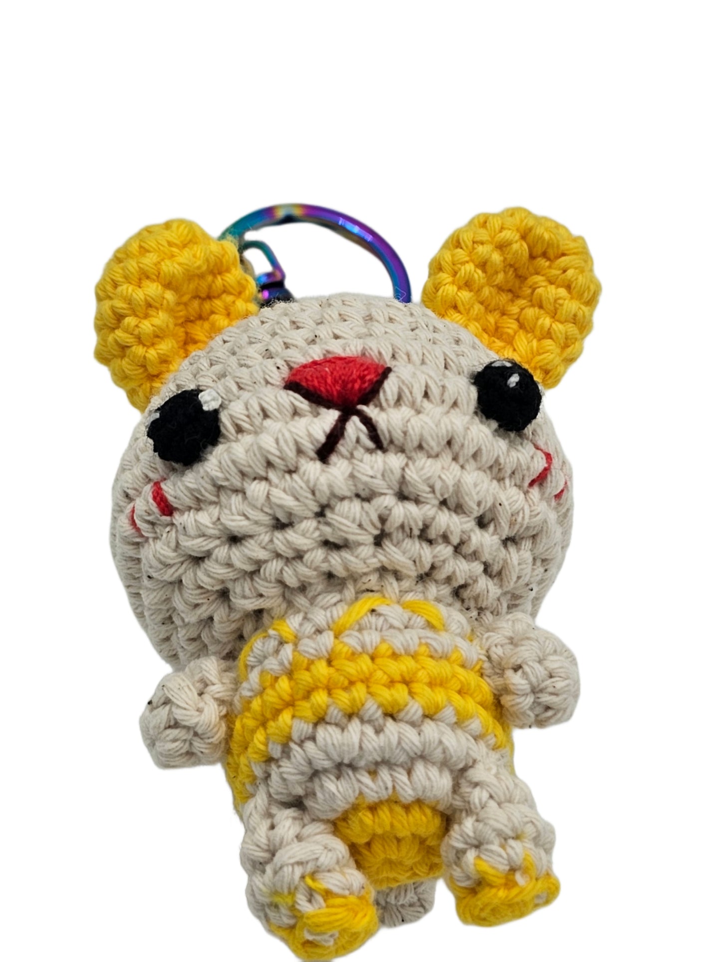 Yellow crochet rabbit, rabbit amigurumi