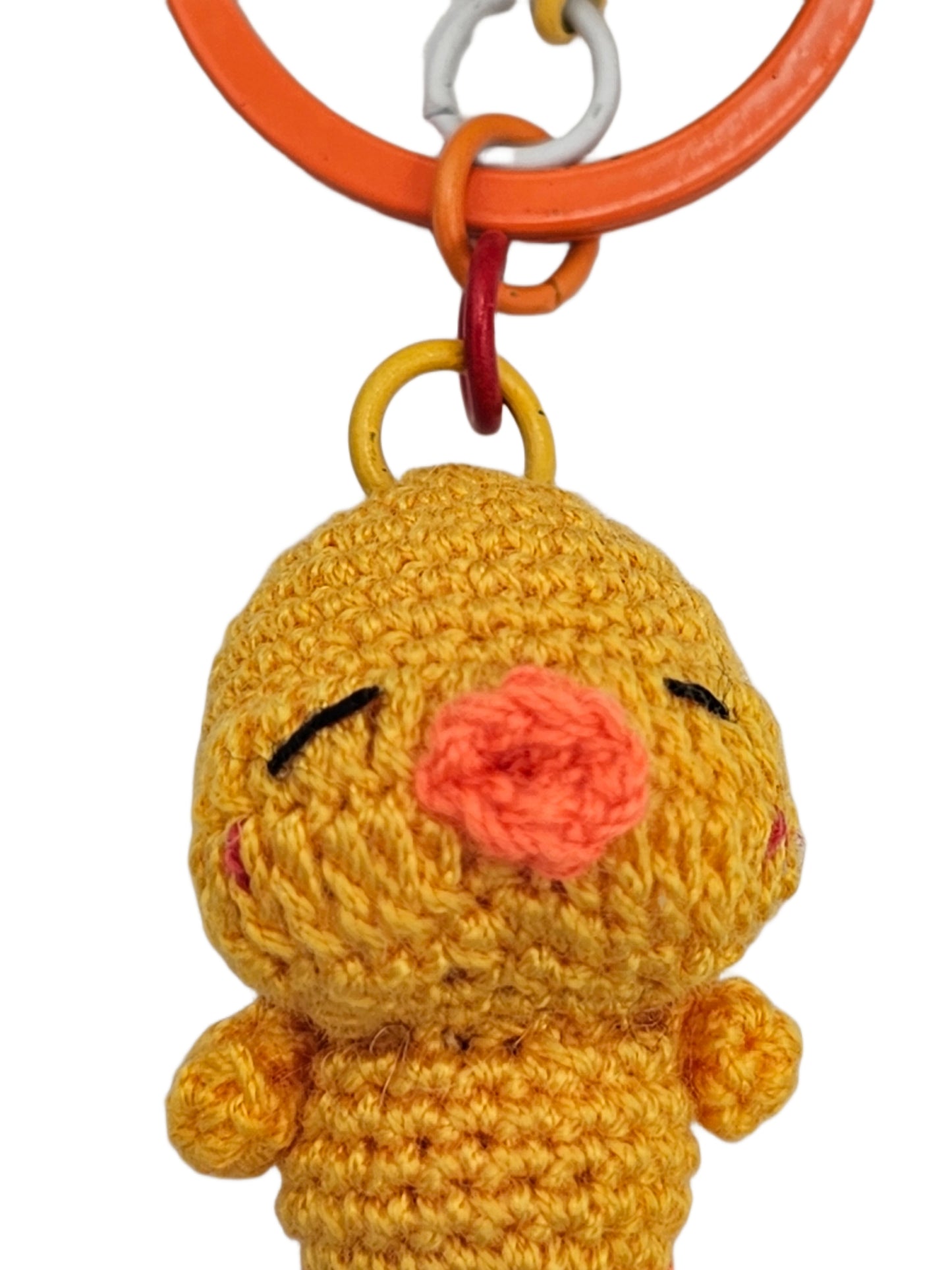 Yellow crochet duck, duck amigurumi
