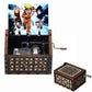 2025 Black Wooden Music Box  Jurassic Park  Caja Musical Queen Totoro Hand Cranked Wood Musical Box Christmas Gift