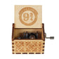 2025 Black Wooden Music Box  Jurassic Park  Caja Musical Queen Totoro Hand Cranked Wood Musical Box Christmas Gift