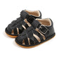 2025 Baby Boys Fashion Summer Soft Crib Shoes Kids  Newborn Girls First Walker Anti Slip Sandals Shoes