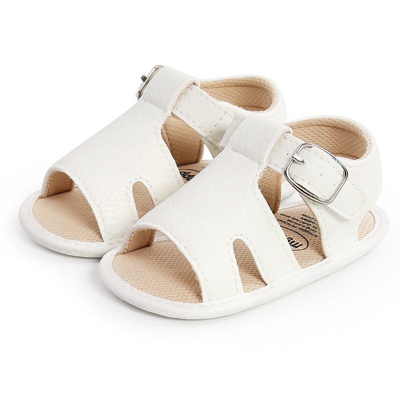 2025 Baby Boys Fashion Summer Soft Crib Shoes Kids  Newborn Girls First Walker Anti Slip Sandals Shoes