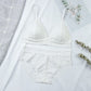 Women Lace Bra Sets Seamless Underwear Backless Vest Sexy Padded Bralette Lingerie Ultrathin Bra & Brief Sets Female Intimates