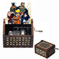 2025 Black Wooden Music Box  Jurassic Park  Caja Musical Queen Totoro Hand Cranked Wood Musical Box Christmas Gift