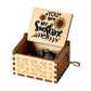 2025 Black Wooden Music Box  Jurassic Park  Caja Musical Queen Totoro Hand Cranked Wood Musical Box Christmas Gift