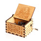 2025 Black Wooden Music Box  Jurassic Park  Caja Musical Queen Totoro Hand Cranked Wood Musical Box Christmas Gift