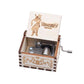 2025 Black Wooden Music Box  Jurassic Park  Caja Musical Queen Totoro Hand Cranked Wood Musical Box Christmas Gift