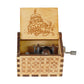 2025 Black Wooden Music Box  Jurassic Park  Caja Musical Queen Totoro Hand Cranked Wood Musical Box Christmas Gift