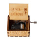2025 Black Wooden Music Box  Jurassic Park  Caja Musical Queen Totoro Hand Cranked Wood Musical Box Christmas Gift